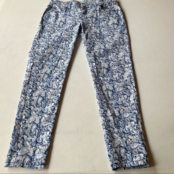 Tommy Bahama Palm Print Ankle Jeans - Picture 2 of 13